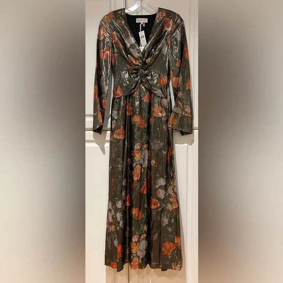 chinese dress ladies Anthropologie Lacy V Neck Floral Mini Dress Long Sleeve Size 6 New  Finds  For You